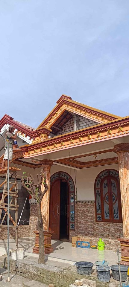 Bikin Rumah Minimalis di Probolinggo Sekelas Galeri Seni dengan Cat Wash