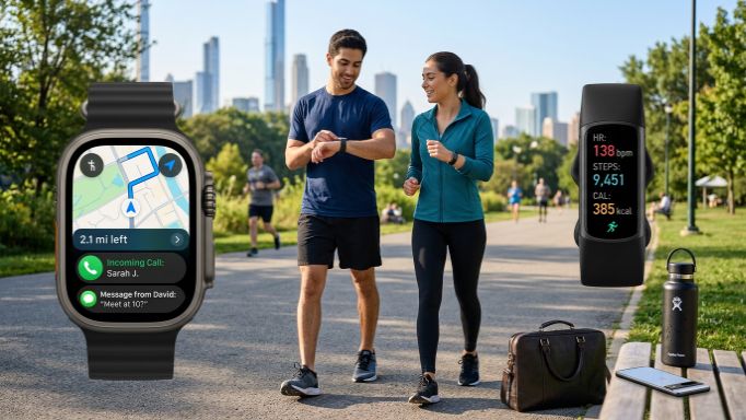 Smartband atau Smartwatch? Panduan Memilih Wearable Tepat