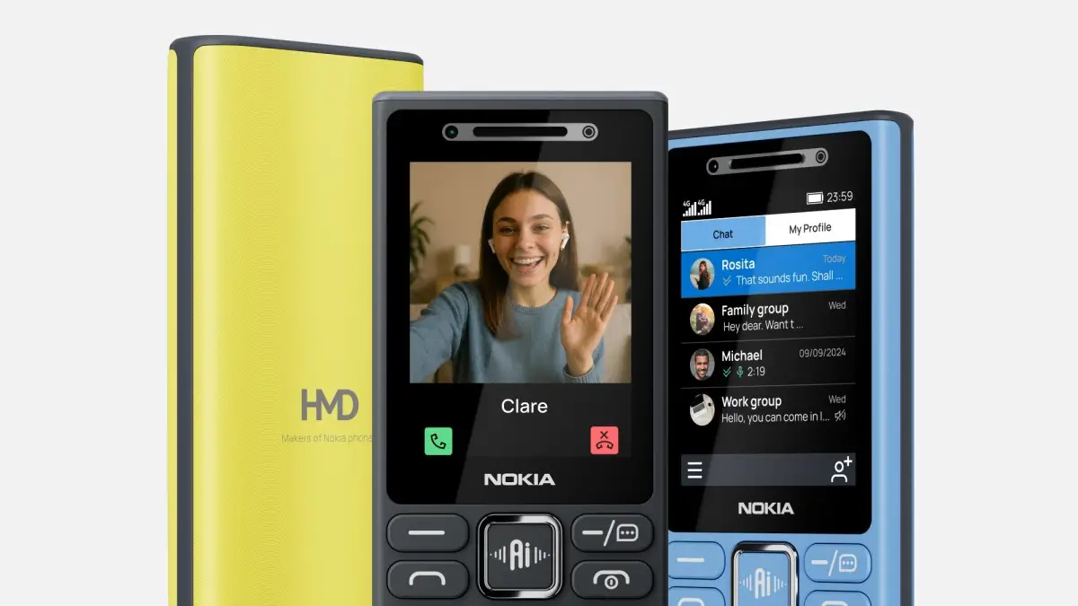 Nokia Feature Phone Kembali dengan Tombol AI Khusus