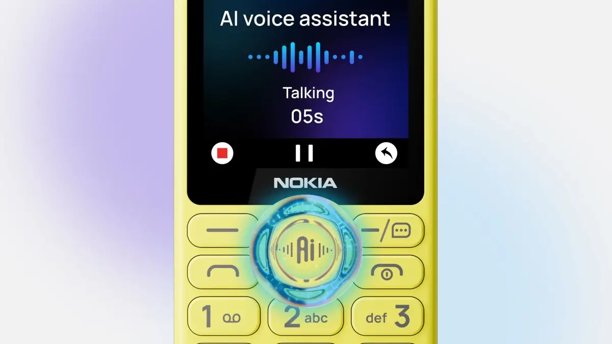 Nokia Feature Phone Kembali dengan Tombol AI Khusus