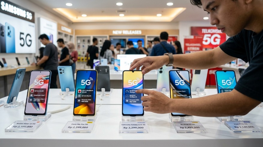 Ponsel 5G Murah di Bawah Rp3 Juta dengan Layar AMOLED dan Baterai Besar