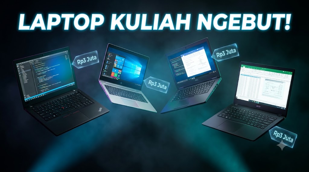 Laptop Rp3 Juta untuk Mahasiswa: Pilihan Paling Masuk Akal