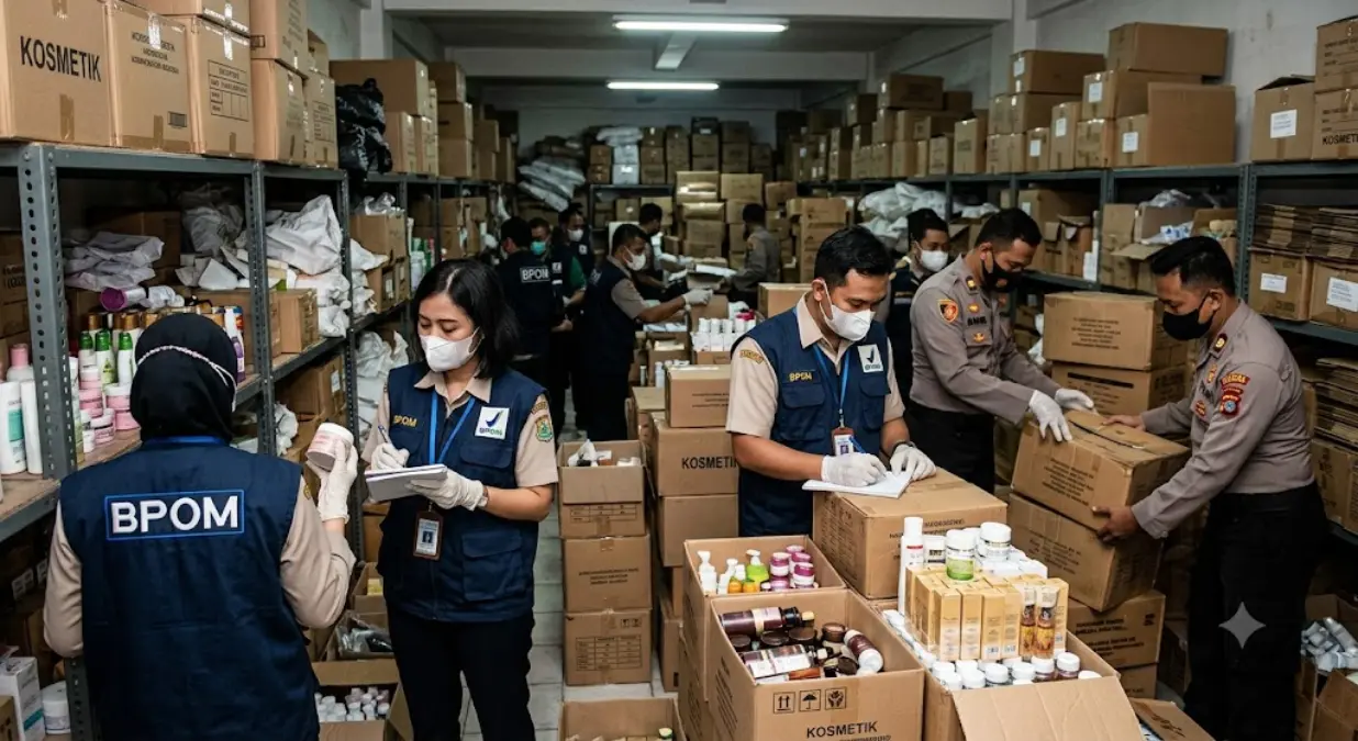 BPOM Sita Jutaan Kosmetik Ilegal: Siapa Bermain dan Bagaimana Konsumen Melindungi Diri
