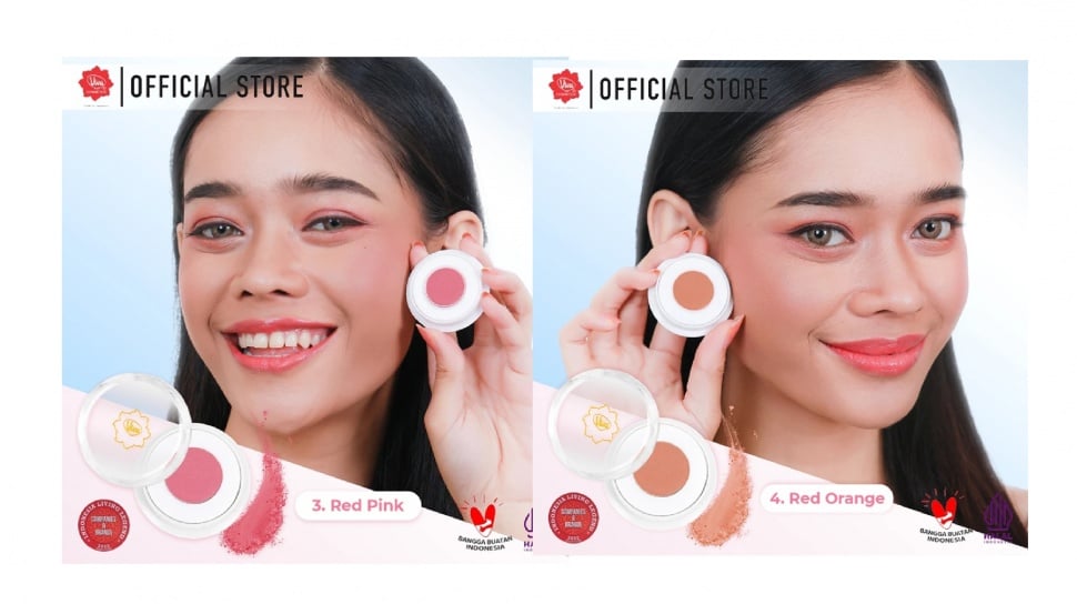 Blush On Lokal Terjangkau: Rekomendasi Perona Pipi Mulai Rp6 Ribuan