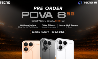 Tecno Pova 8 5G: Baterai 8.000 mAh dan Alive Matrix Display