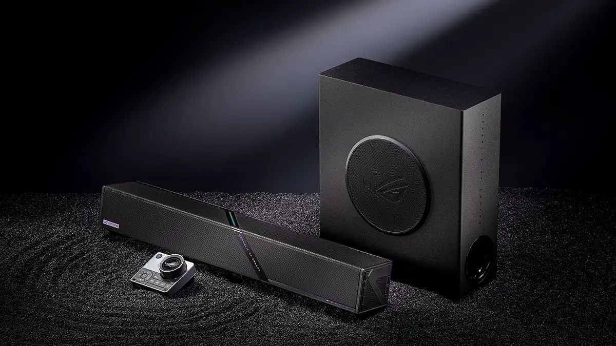 ASUS ROG Gjallar Soundbar Gaming: Dolby Atmos 2.1.2 yang Serius untuk Meja Gamer