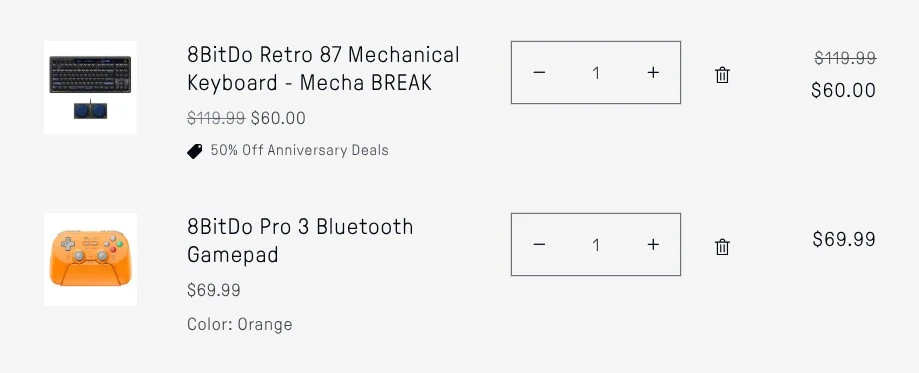 Diskon 50% Kontroler Game & Keyboard Mekanik 8BitDo