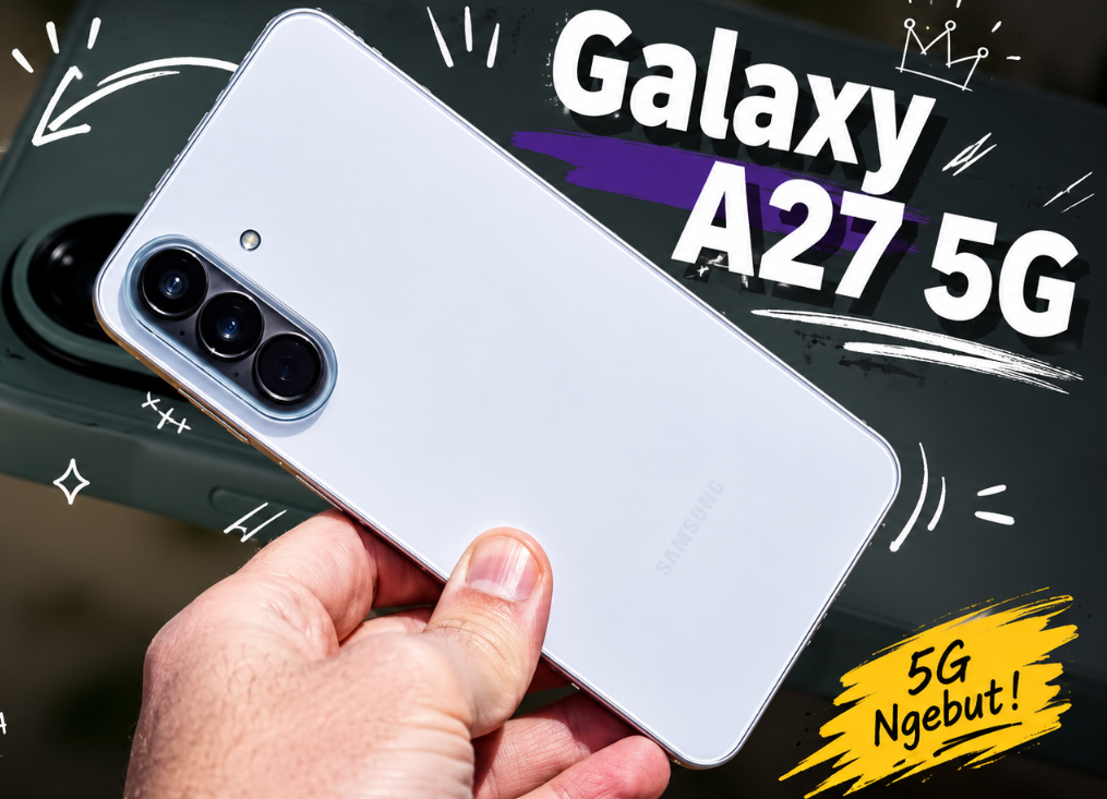 Samsung Galaxy A27 5G: Layar AMOLED 120Hz dan Snapdragon 6 di Kelas Rp5 Jutaan