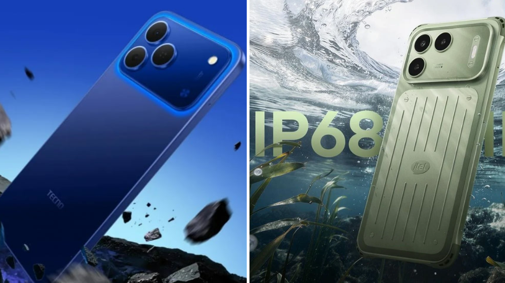 Ponsel Rp2 Jutaan dengan Desain iPhone: Itel Power 80 vs Tecno Spark 50