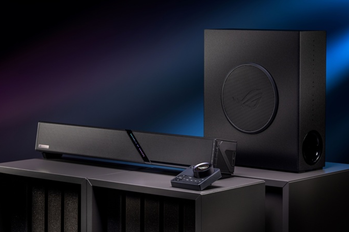 Soundbar Gaming ROG Gjallar Dolby Atmos 2.1.2 untuk Kompetisi