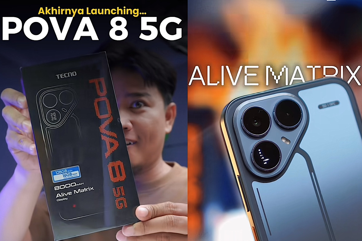 Tecno Pova 8 5G: Baterai 8.000 mAh dan Layar 144Hz di Kelas Terjangkau