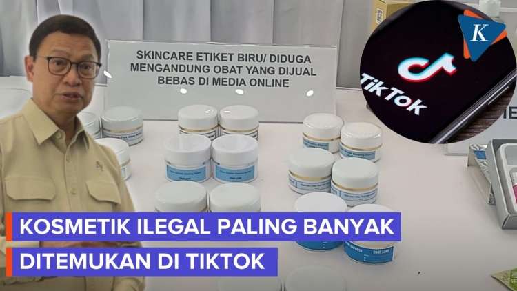 Lebih dari 50% Kosmetik Ilegal Dijual via Live Shopping TikTok