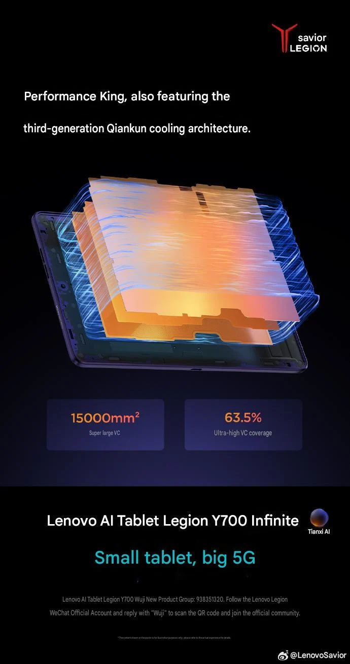 Lenovo Legion Y700 Infinite: Tablet Gaming Ringkas dengan Tenaga Ekstrem