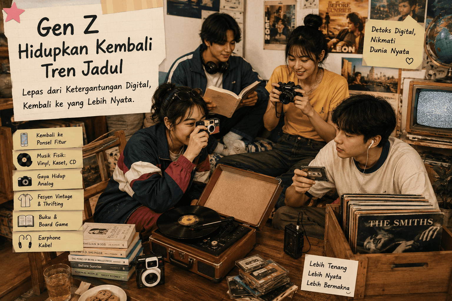 Lepas dari Ketergantungan Layar: Gen Z dan Fotografi Retro