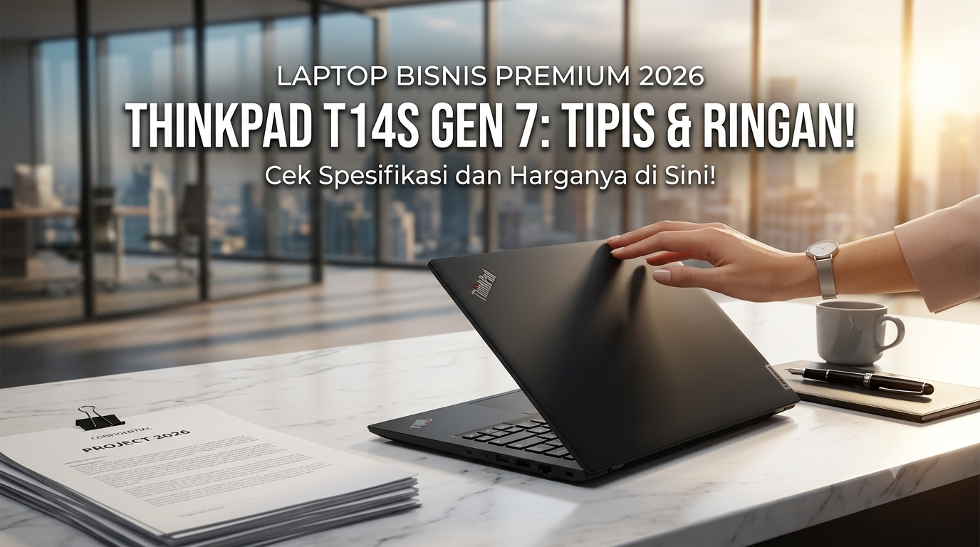 ThinkPad T14s Gen 7: Ultraportable 1,2 Kg untuk Profesional Mobile