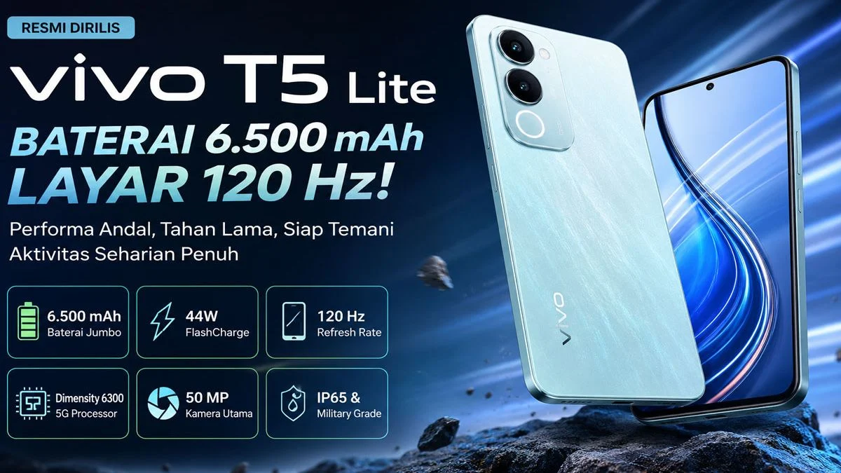 Vivo Y6c vs Vivo T5 Lite: Baterai Jumbo & Layar 120Hz, Mana Lebih Worth It?