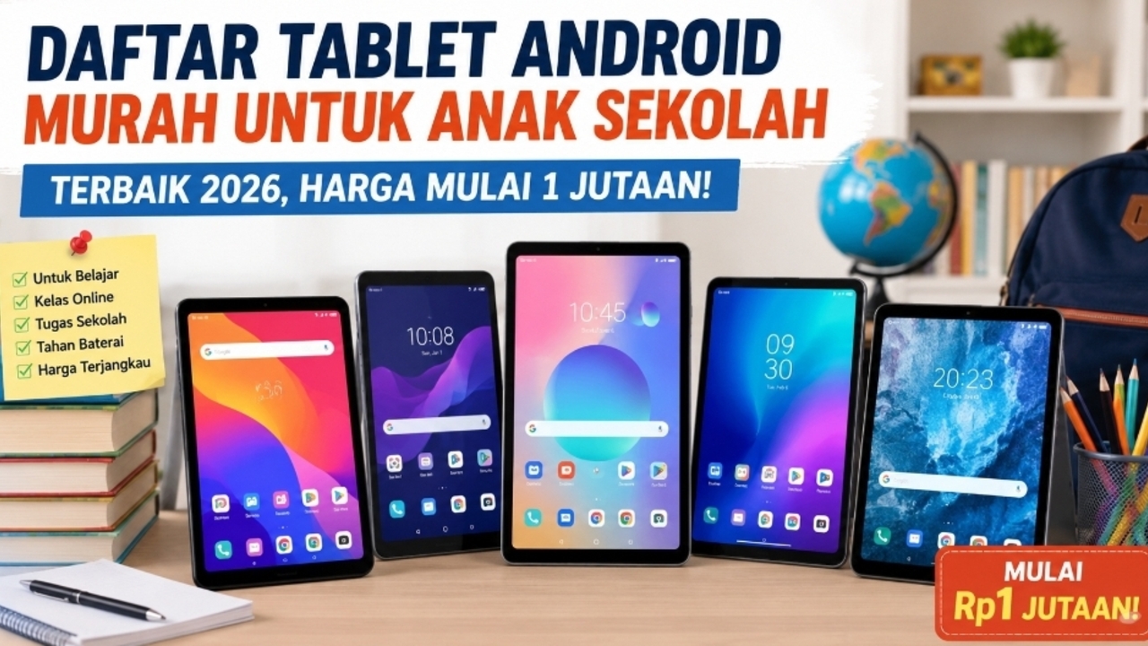 Tablet Rp1 Jutaan untuk Pelajar: Panduan Memilih Spesifikasi Terbaik