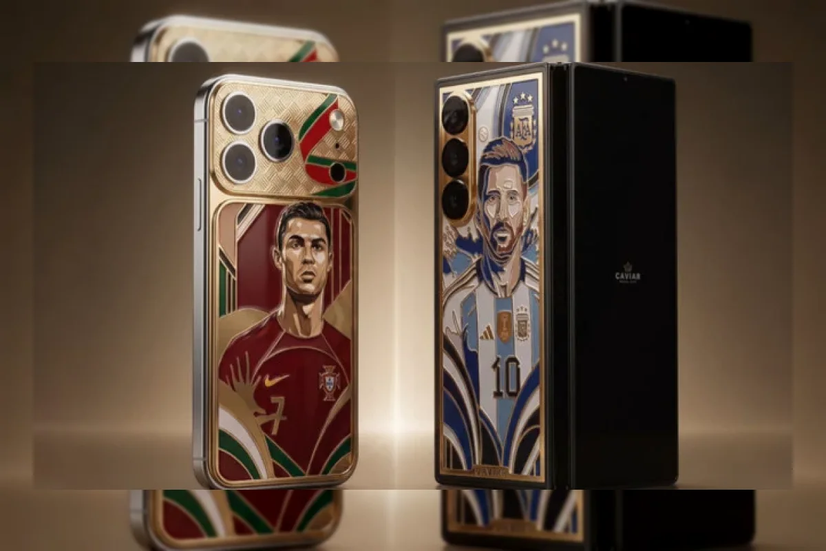 Ponsel Edisi Legends dengan Emas 24 Karat untuk Kolektor Sepak Bola