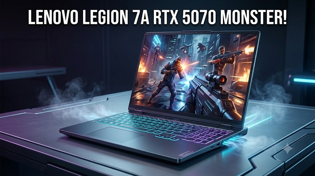 Legion 5 vs Legion 7a: RTX 5070 12GB dan Ryzen AI 9 untuk Gaming Serius