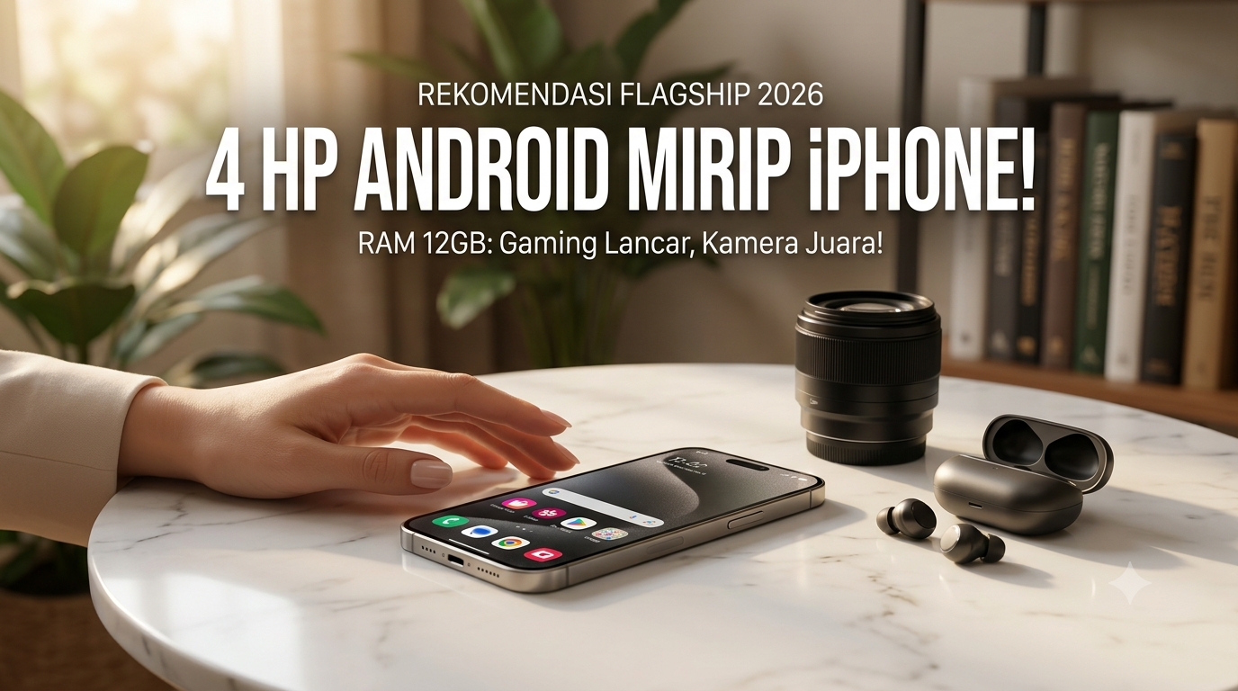4 Ponsel Android RAM 12GB Desain Premium untuk Gaming dan Fotografi