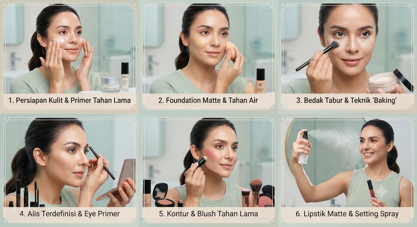 Urutan Produk Makeup yang Tepat Agar Tahan Lama Sepanjang Hari