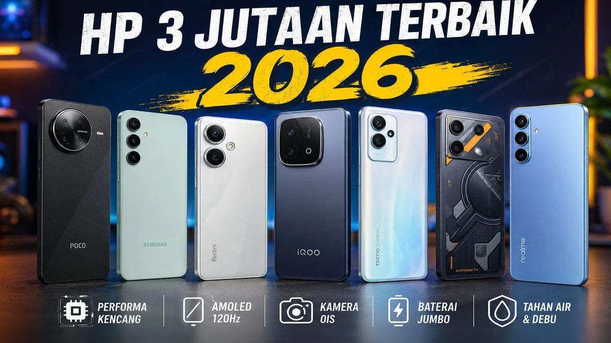 7 Ponsel Terbaik di Bawah Rp3 Juta dengan Layar AMOLED dan Kamera OIS
