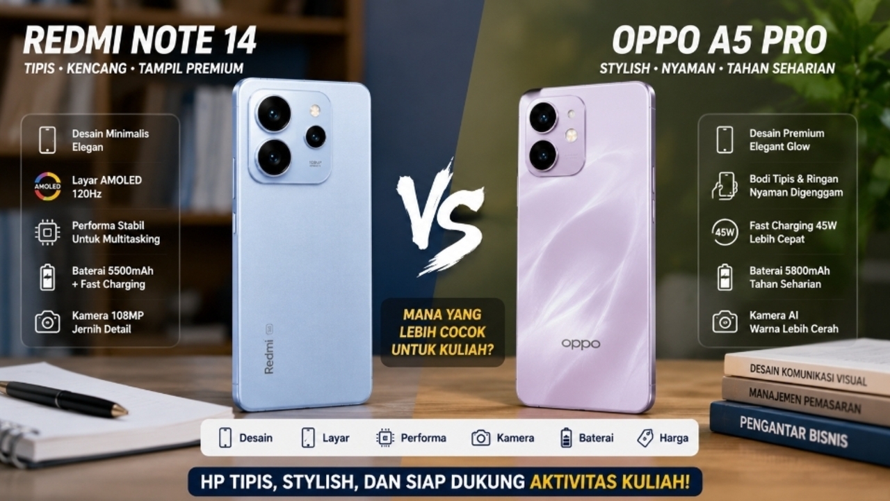 Redmi Note 14 vs OPPO A5 Pro vs Poco F7 Ultra: Mana Paling Worth It?