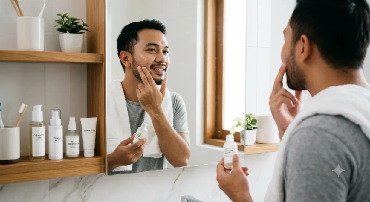 5 Kesalahan Skincare Pria yang Bikin Kulit Makin Rusak