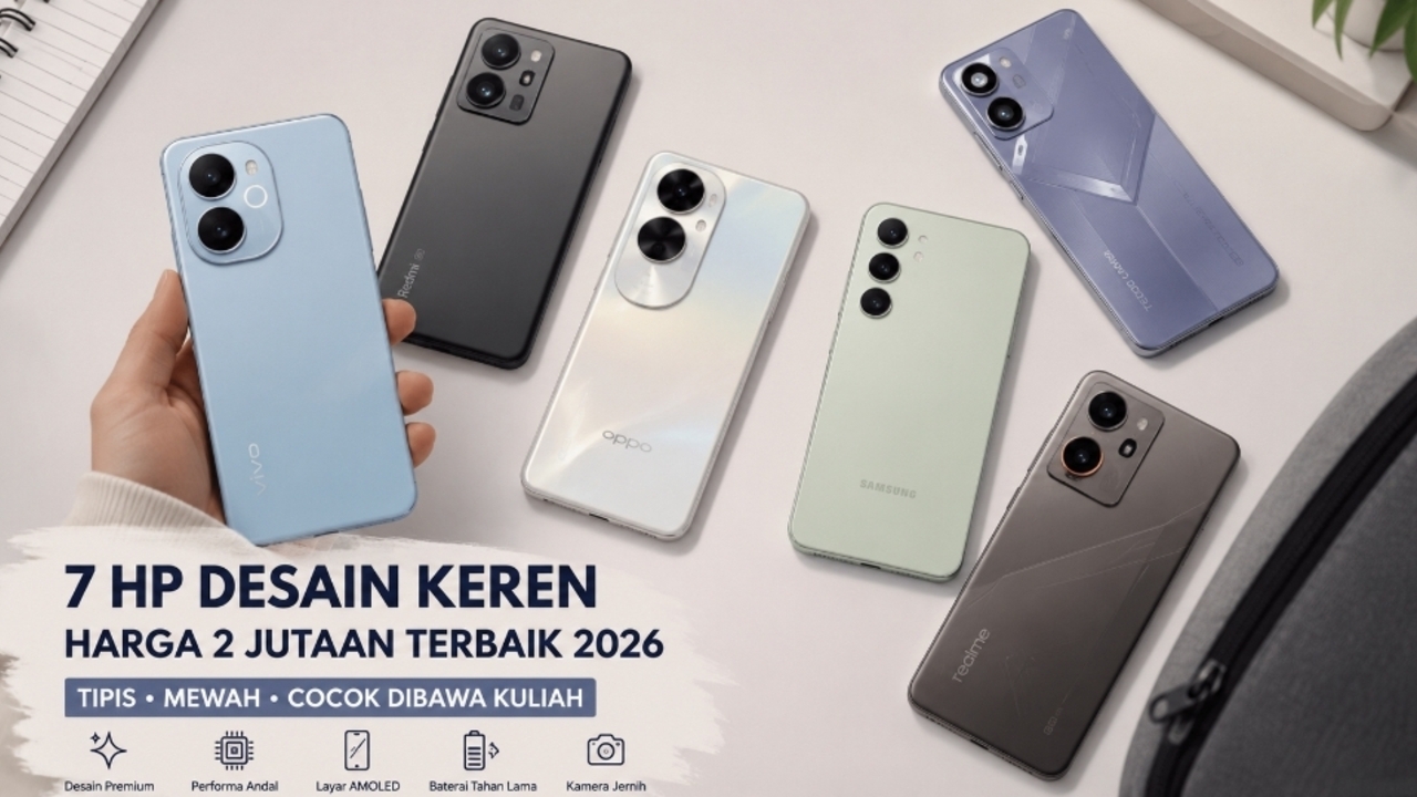 7 Ponsel Terbaik di Bawah 2 Juta: AMOLED, Baterai Besar, Performa Stabil