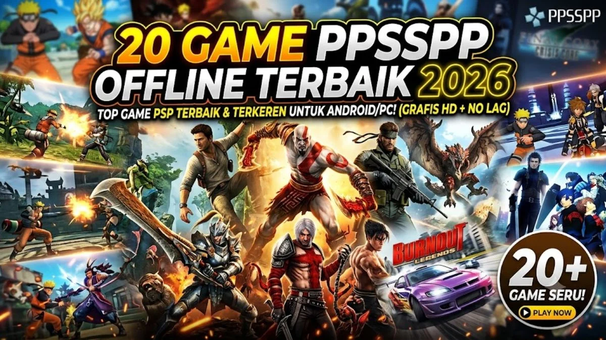 25 Game PPSSPP Ringan Terbaik untuk Android Tanpa Lag