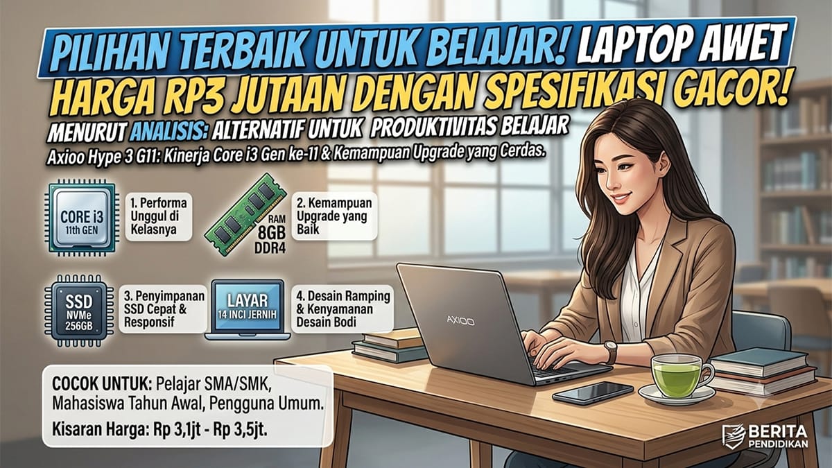 Laptop Axioo di Bawah 5 Juta untuk Pelajar dan Mahasiswa
