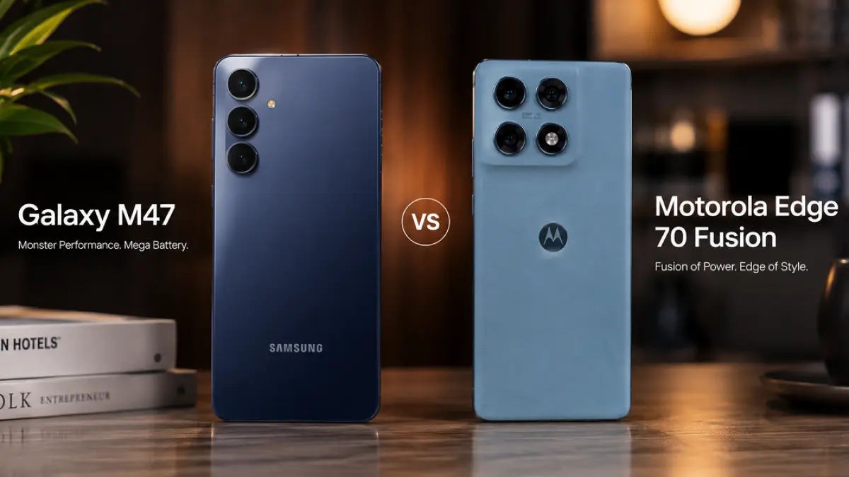 Samsung Galaxy M47 vs Motorola Edge 70 Fusion: Pertarungan Ponsel Kelas Menengah