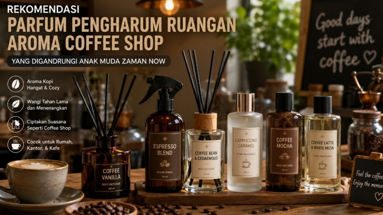 7 Pengharum Ruangan Aroma Kopi yang Menciptakan Suasana Hangat dan Nyaman di Rumah
