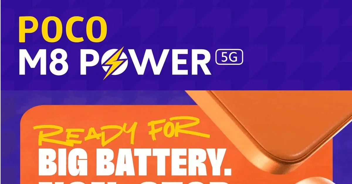 Poco M8 Power 5G: Baterai 8.000 mAh dan Desain Oranye Menantang Segmen Mid-range