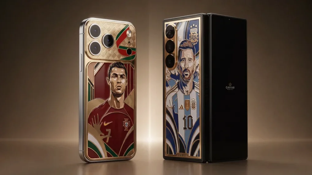 Ponsel Emas 24 Karat Edisi Messi dan Ronaldo: Koleksi, Gengsi, atau Investasi?