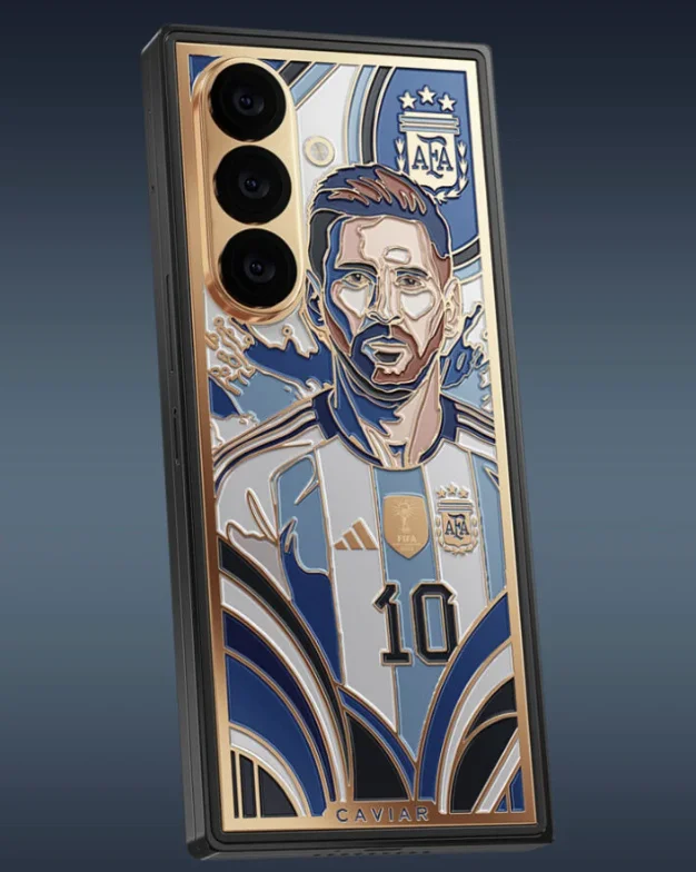 Ponsel Edisi Legends dengan Emas 24 Karat untuk Kolektor Sepak Bola