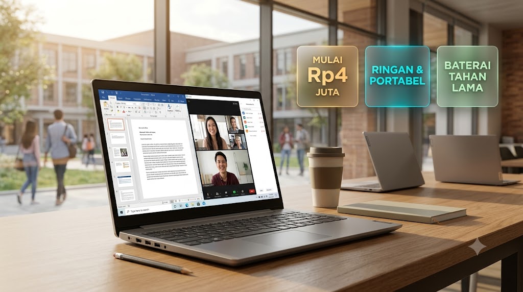 Laptop Lenovo Rp4 Jutaan untuk Mahasiswa Desain: Render Adobe dan Blender Lancar