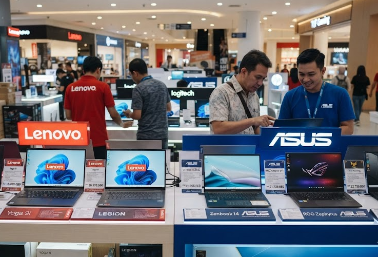 Lenovo vs ASUS 4 Jutaan RAM 12GB: Laptop Coding Python dan MySQL Mana yang Lebih Tepat?