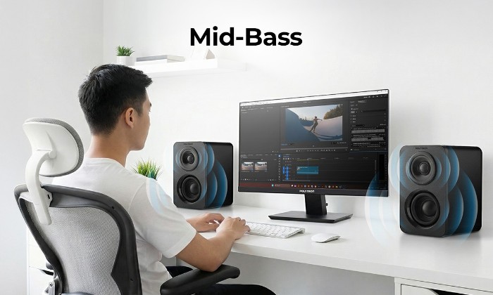 Polytron Audivo PHS 5B: Speaker Desktop Hi-Fi untuk Kreator Konten