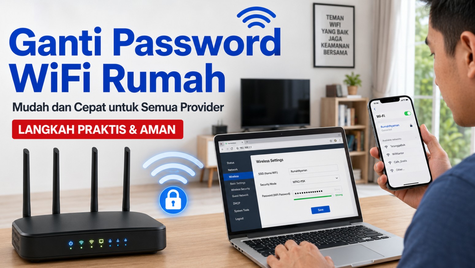 Panduan Lengkap Mengamankan Jaringan WiFi Rumah