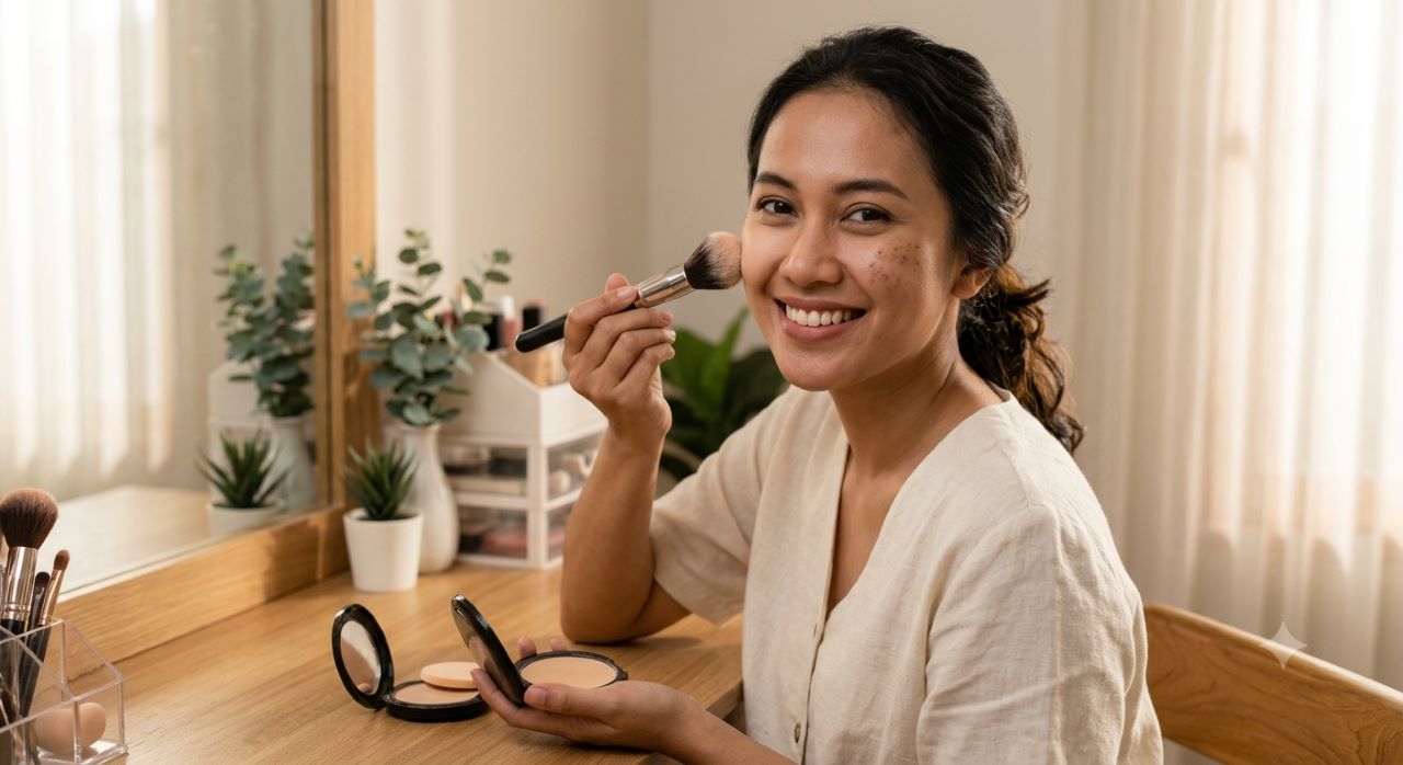 Bedak High Coverage Terbaik untuk Kondangan Tahan Lama