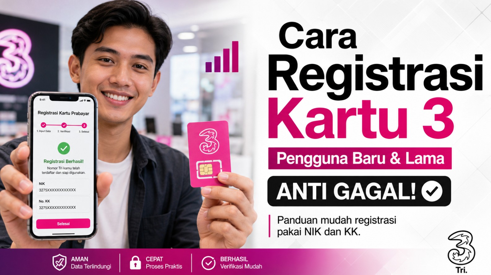 Cara Cek Kuota Tri: Panduan Lengkap Bima+, Dial, dan Web