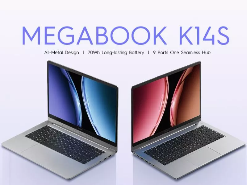 Tecno Megabook K14S: Core i9, 9 Port, dan Baterai 17,5 Jam