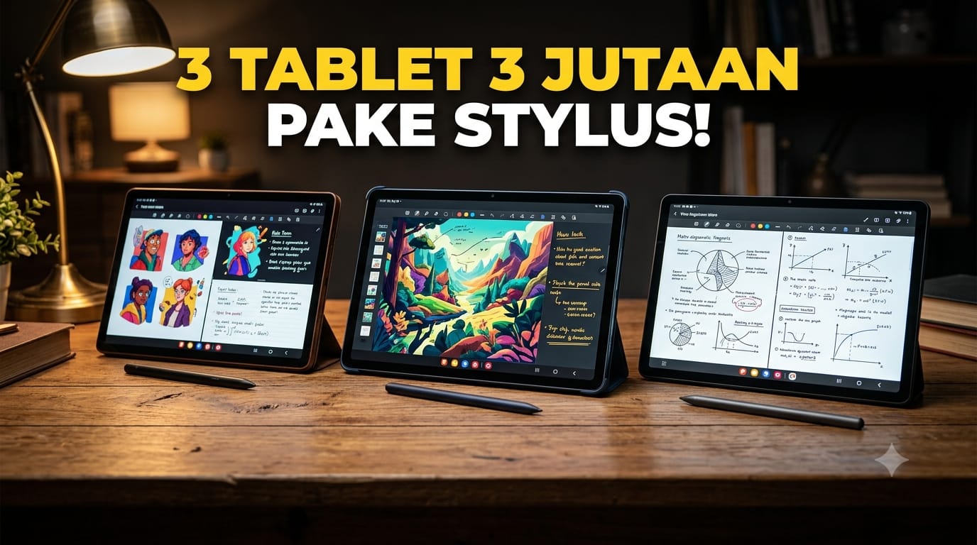 Tablet Bergaya Terjangkau: Panduan Memilih Stylus Pen di Bawah Rp3 Juta