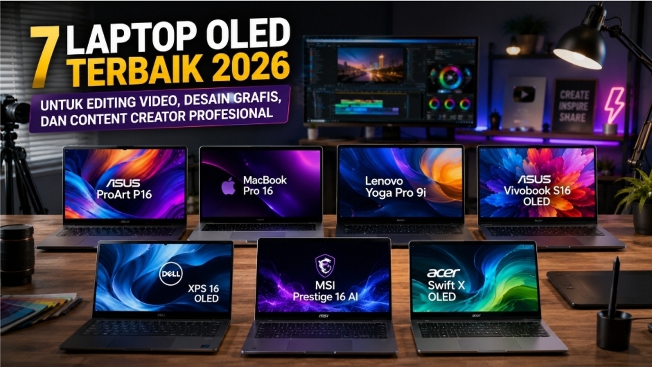 Layar OLED untuk Kreator Konten: Kecepatan Render dan Warna yang Lebih Serius