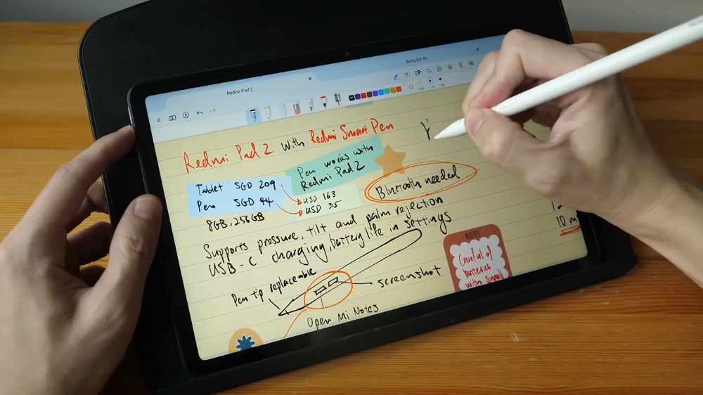 Tablet Murah dengan Stylus dan Keyboard untuk Belajar dan Kerja