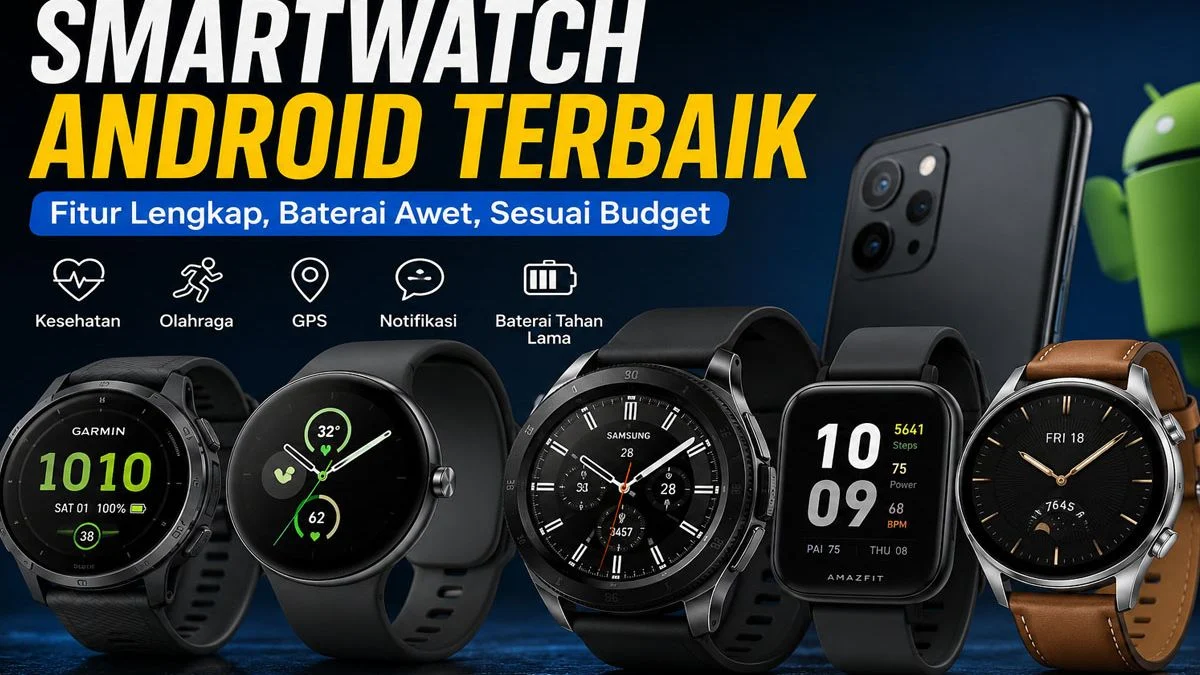Smartwatch Terbaik Rp300–1 Juta untuk Lari dan Fitness