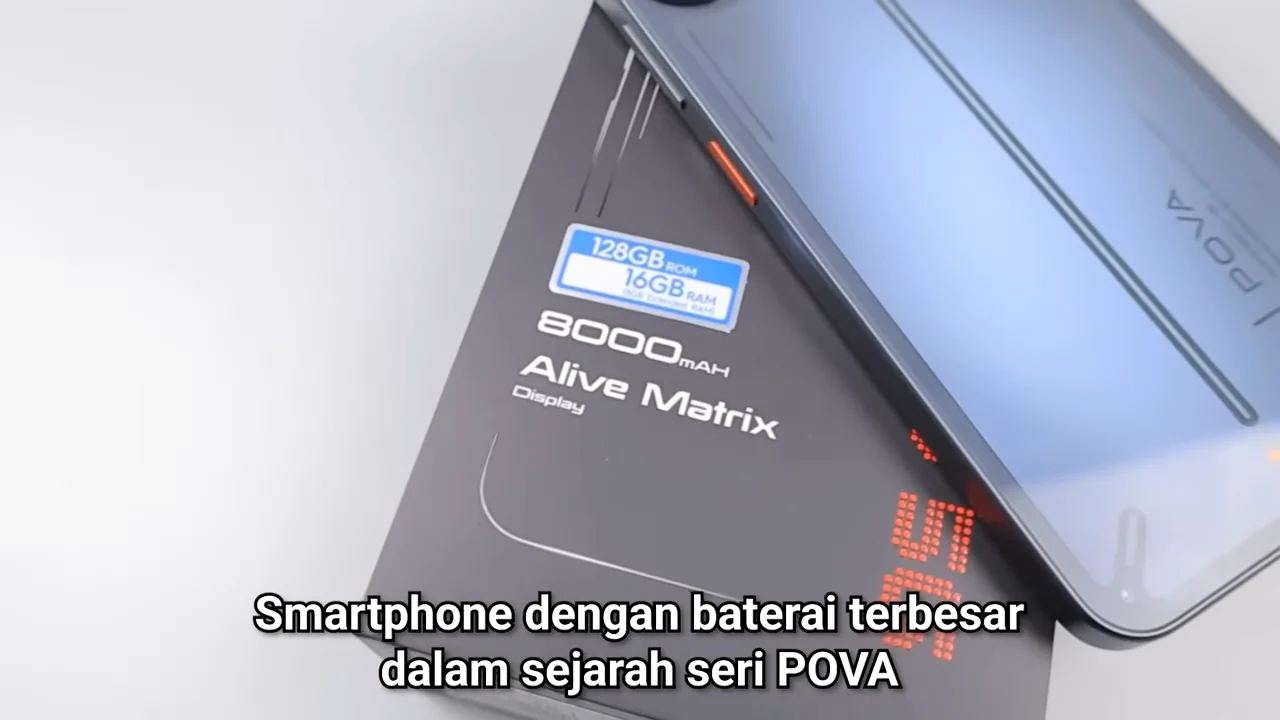Tecno Pova 8 5G: Baterai 8.000 mAh dan Layar 144Hz yang Paling Masuk Akal