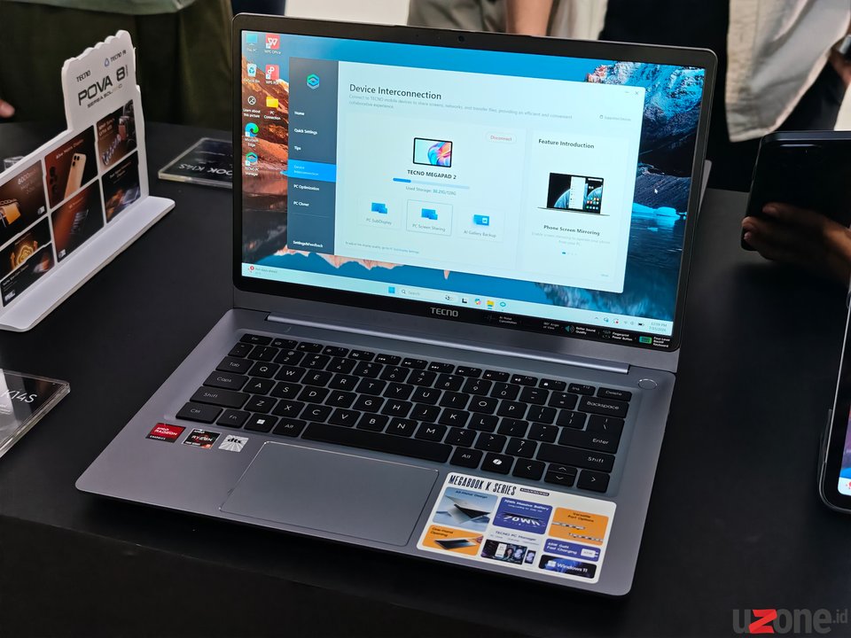 Tecno Megabook K14S: Pilih Ryzen 5, Ryzen 7, atau Core i9?