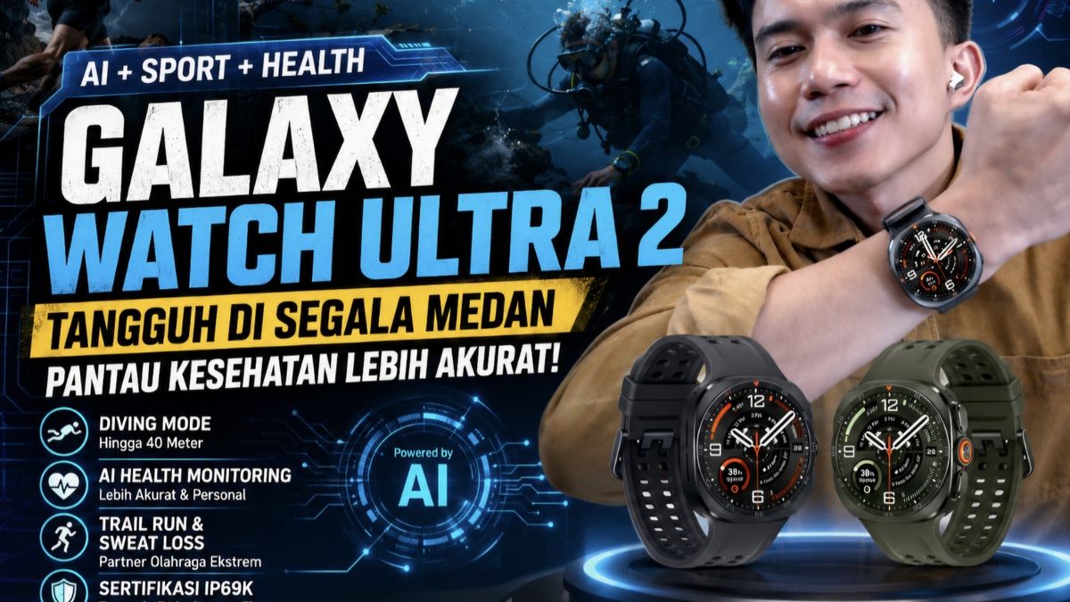 Galaxy Watch Ultra2: AI Health untuk Trail Running dan Diving Ekstrem
